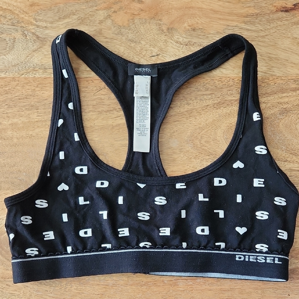 DIESEL Black and White Bralette